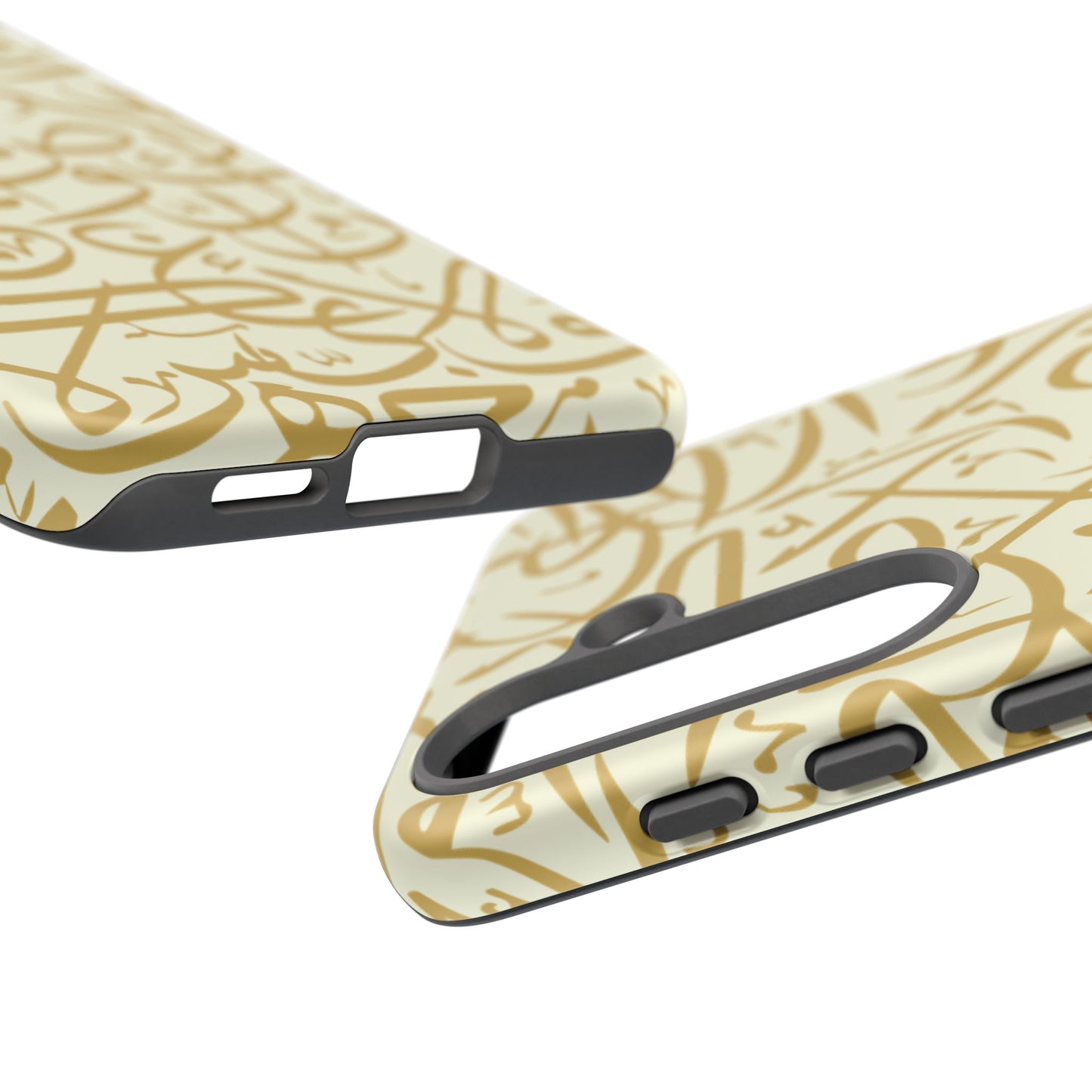 Beige and Gold Arabic Calligraphy Google and Samsung Tough Cases