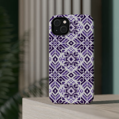Purple Tatriz  Design - Iphone Magnetic Tough Case