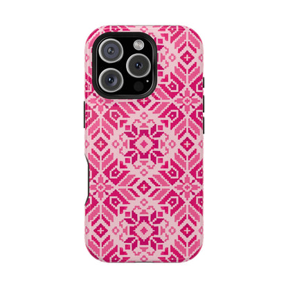 Pink Tatriz  Design - Iphone Magnetic Tough Case