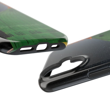 Green Dome  Design Iphone Magnetic Tough Cases