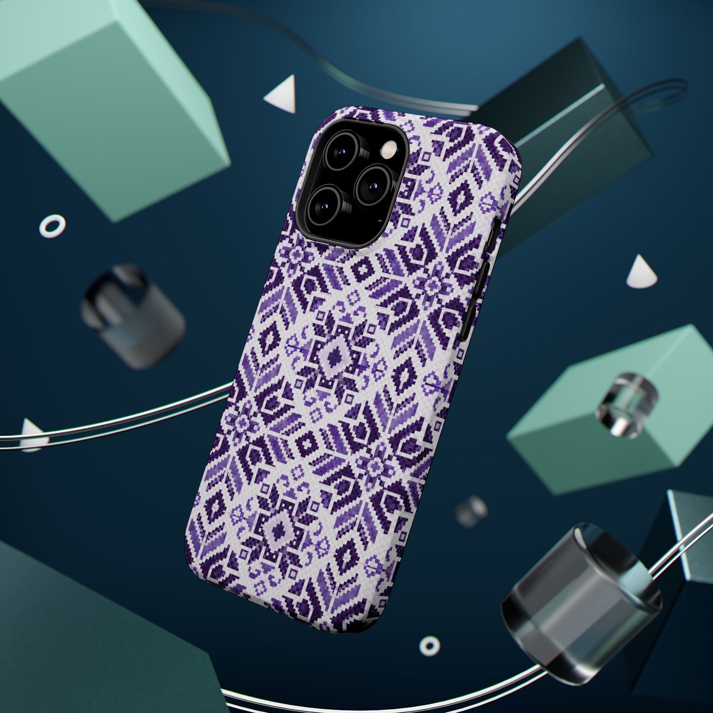 Purple Tatriz  Design - Iphone Magnetic Tough Case