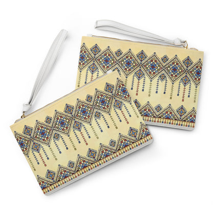 Large* Tatriz Themed Clutch Bag, Stylish Purse