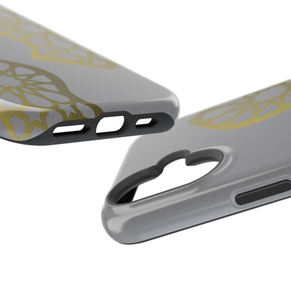 Grey and Gold Sandala Design Iphone Magnetic Tough Cases