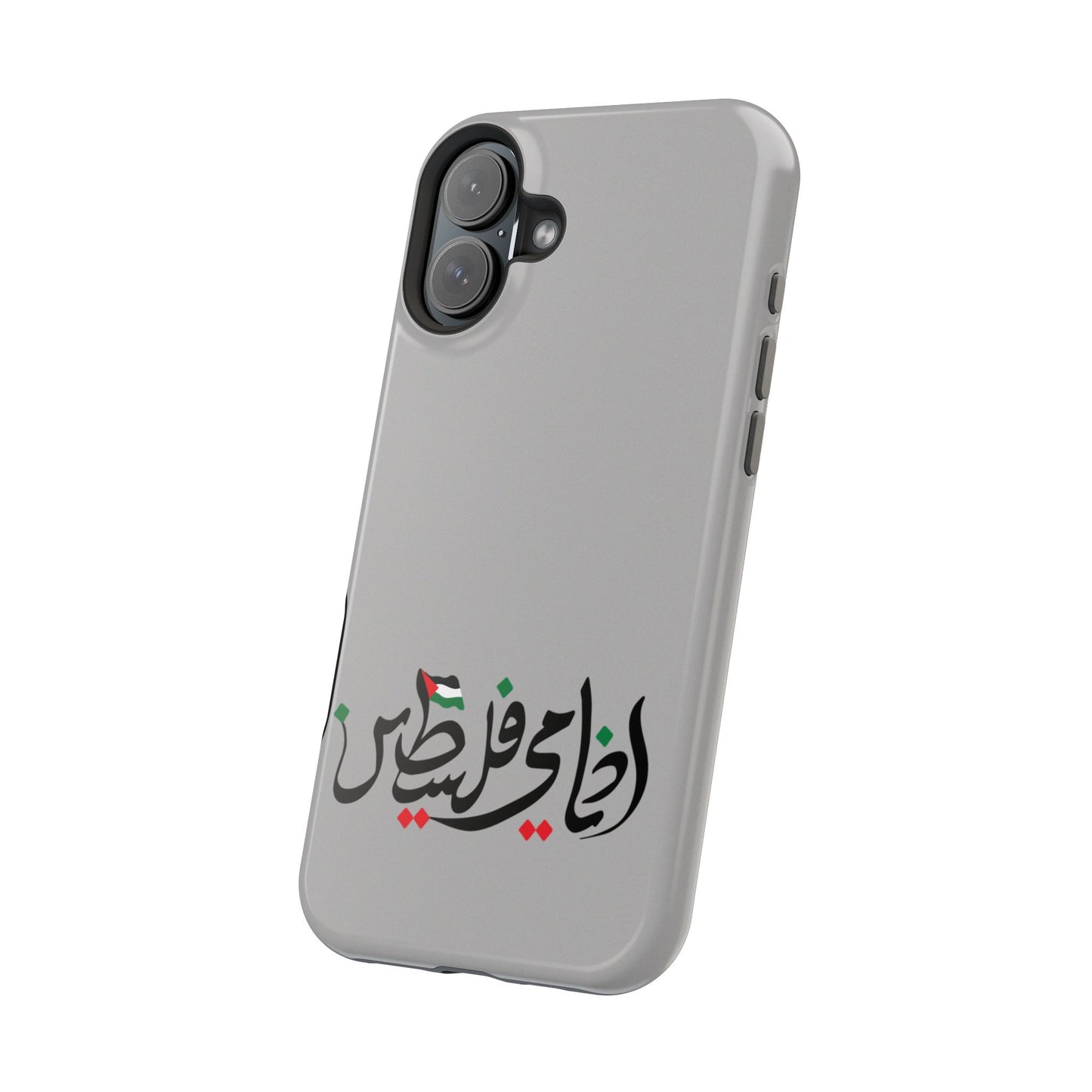 Ana Dami Filistini Grey Design - Iphone Magnetic Tough Case
