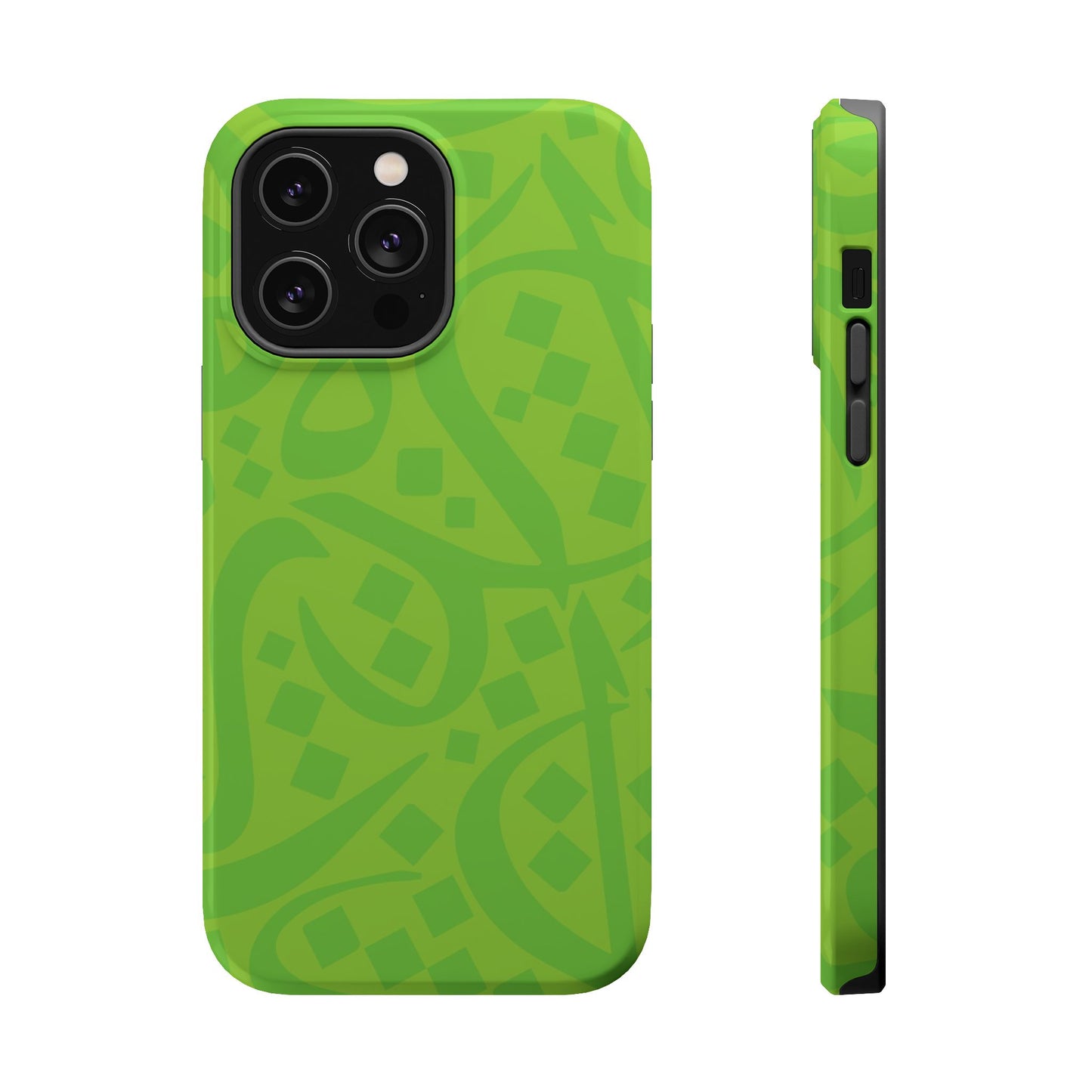Green calligraphy Design - Iphone Magnetic Tough Case