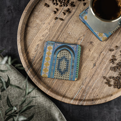 Masjid Al Aqsa Coasters - Elegant Design for Home Decor