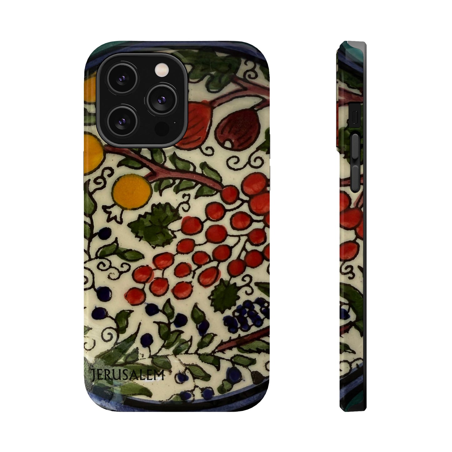Jerusalem City Fruits Design Iphone Magnetic Tough Case