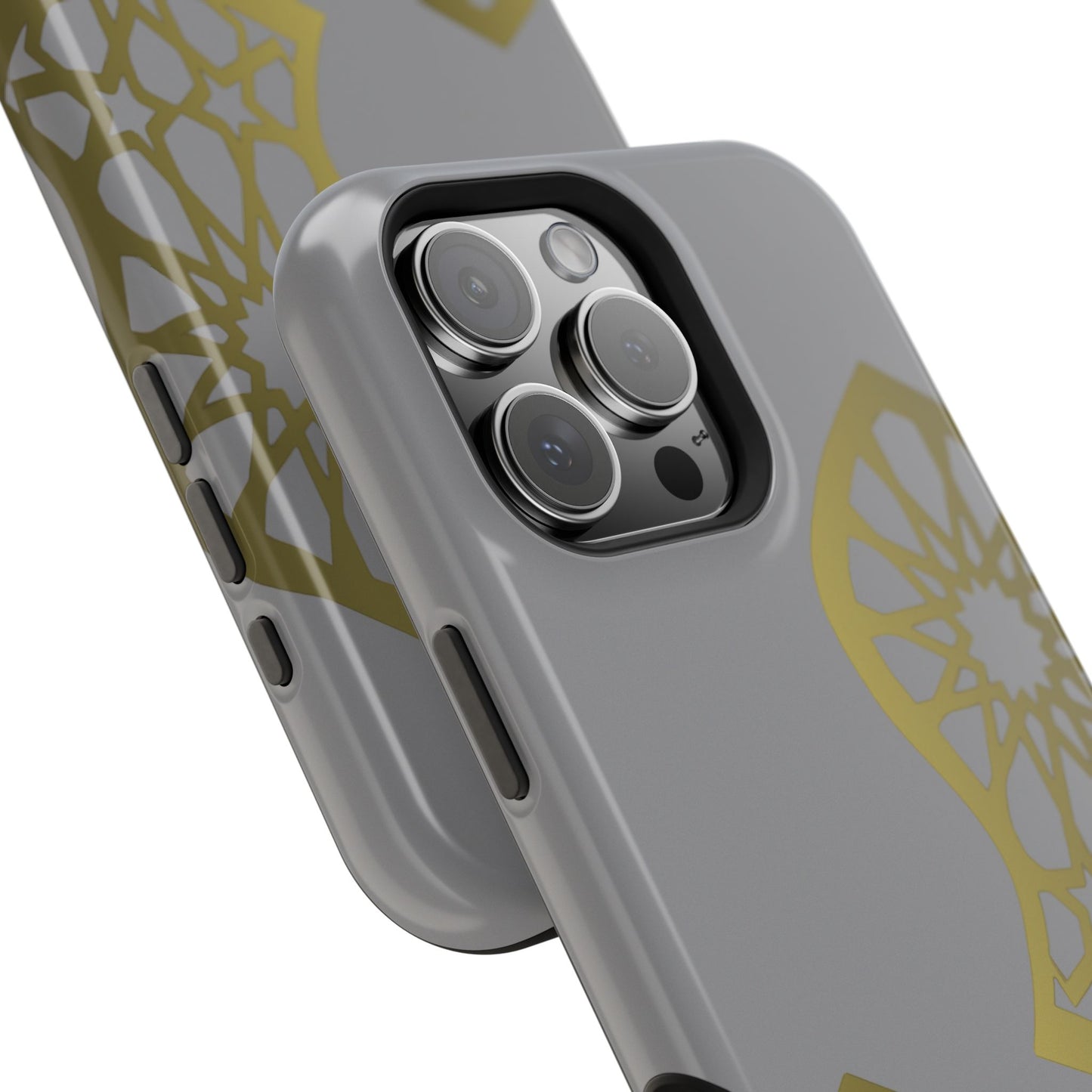 Grey and Gold Sandala Design Iphone Magnetic Tough Cases