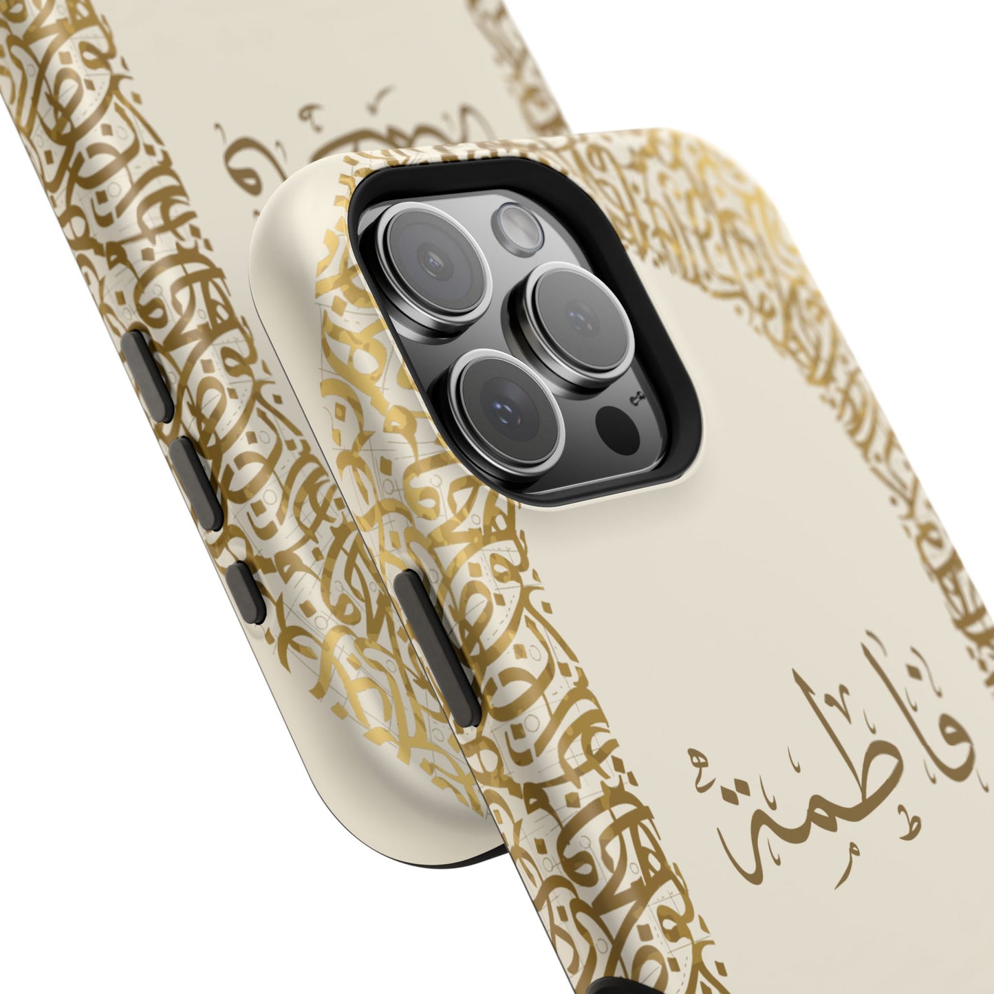 Personalized Arabic Calligraphy - IPhone Magnetic Impact-Resistant Cases - Golden Arabic Letters  Design