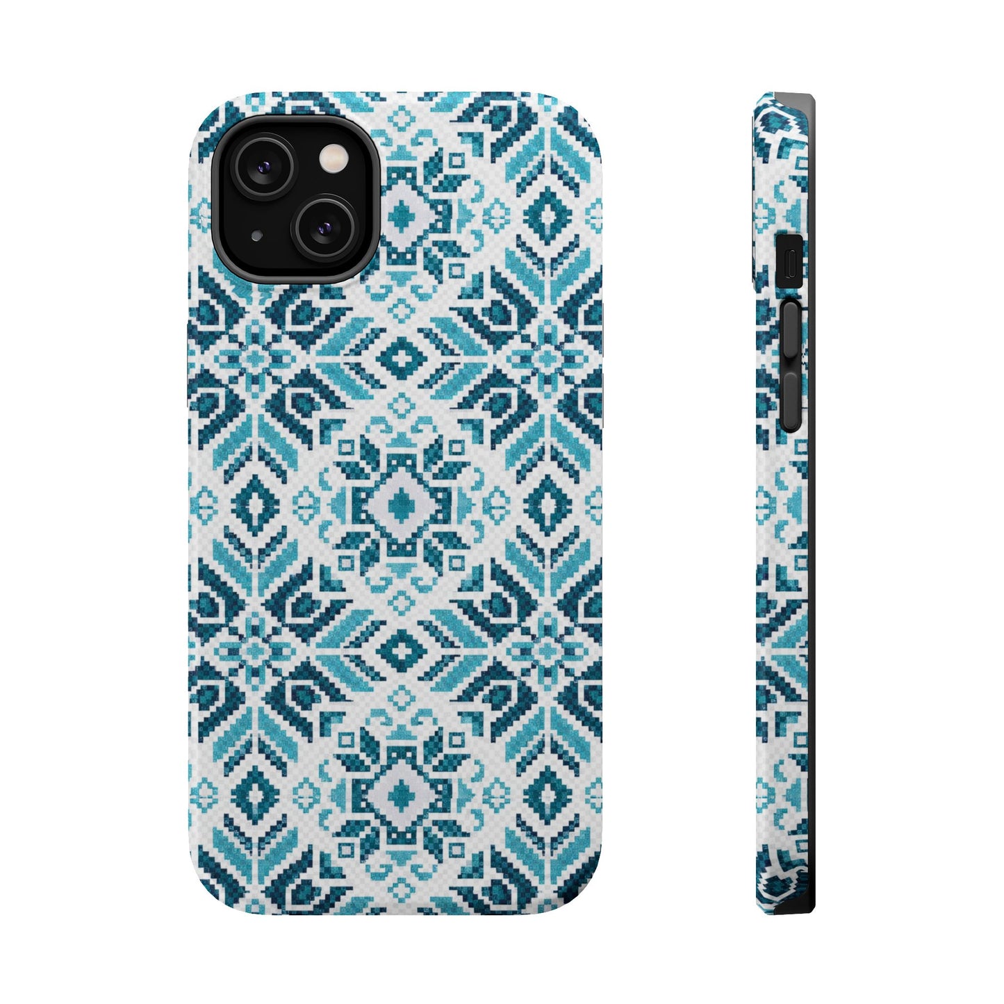 Teal Tatriz  Design - Iphone Magnetic Tough Case