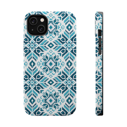 Teal Tatriz  Design - Iphone Magnetic Tough Case