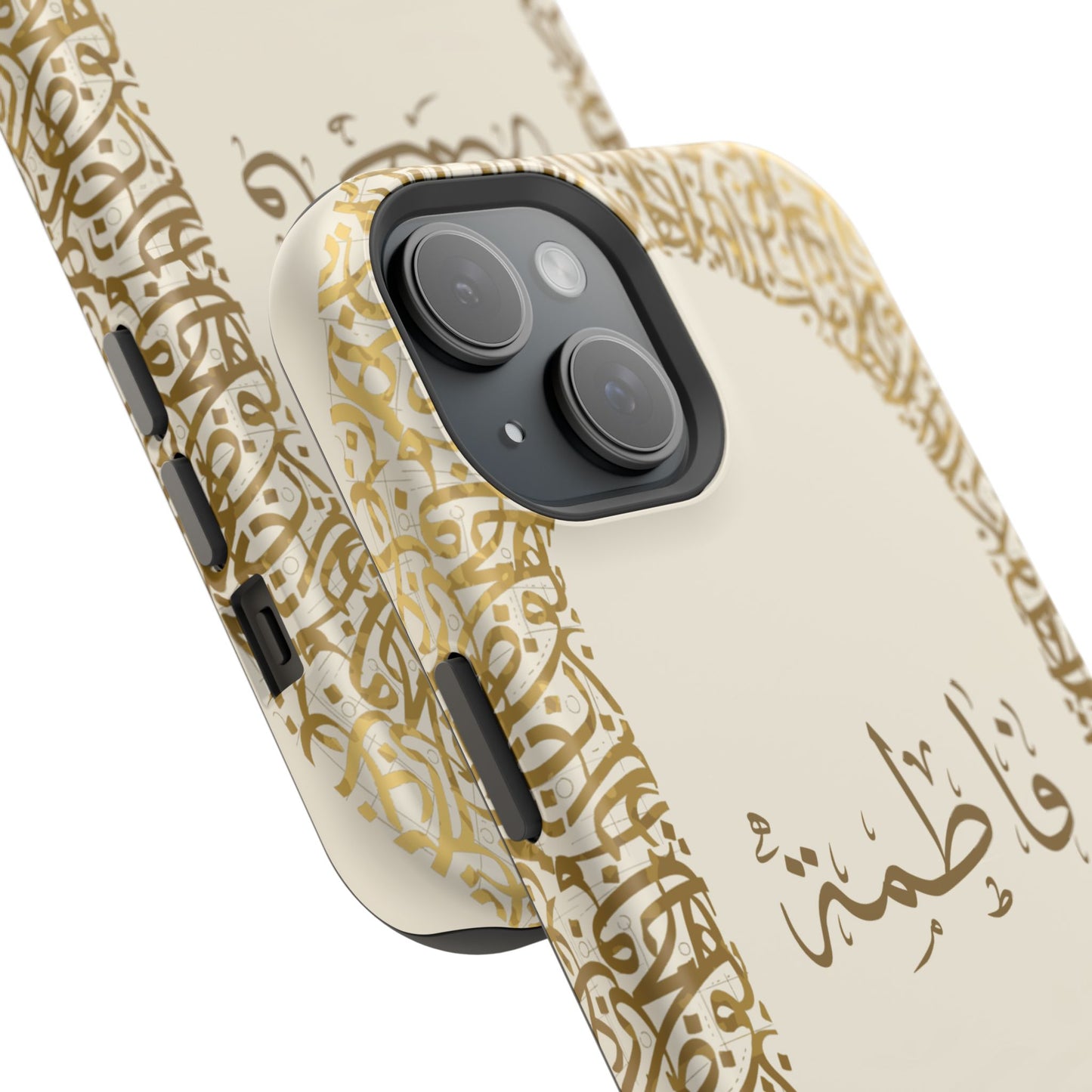 Personalized Arabic Calligraphy - IPhone Magnetic Impact-Resistant Cases - Golden Arabic Letters  Design