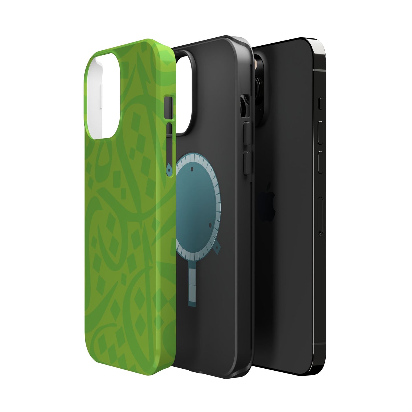 Green calligraphy Design - Iphone Magnetic Tough Case
