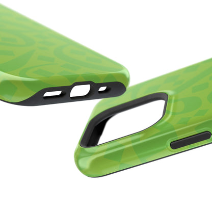 Green calligraphy Design - Iphone Magnetic Tough Case