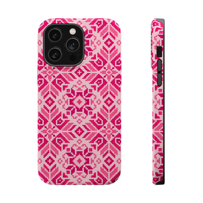 Pink Tatriz  Design - Iphone Magnetic Tough Case