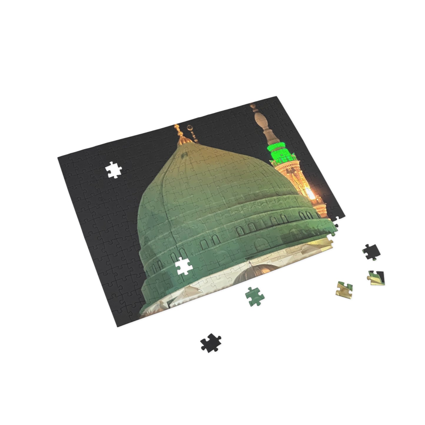 Green Dome Colorful Mosaic Puzzle (1000-Piece) - Beautiful Architectural Design
