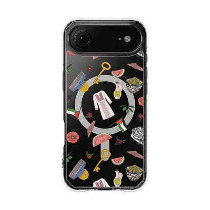 Palestinian Symbols MagSafe Clear Phone Case
