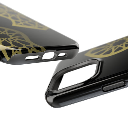 Grey and Gold Sandala Design Iphone Magnetic Tough Cases