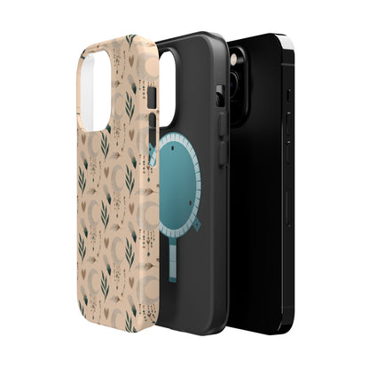 Crescent 🌙  and Hearts Design Iphone Magnetic Tough Cases