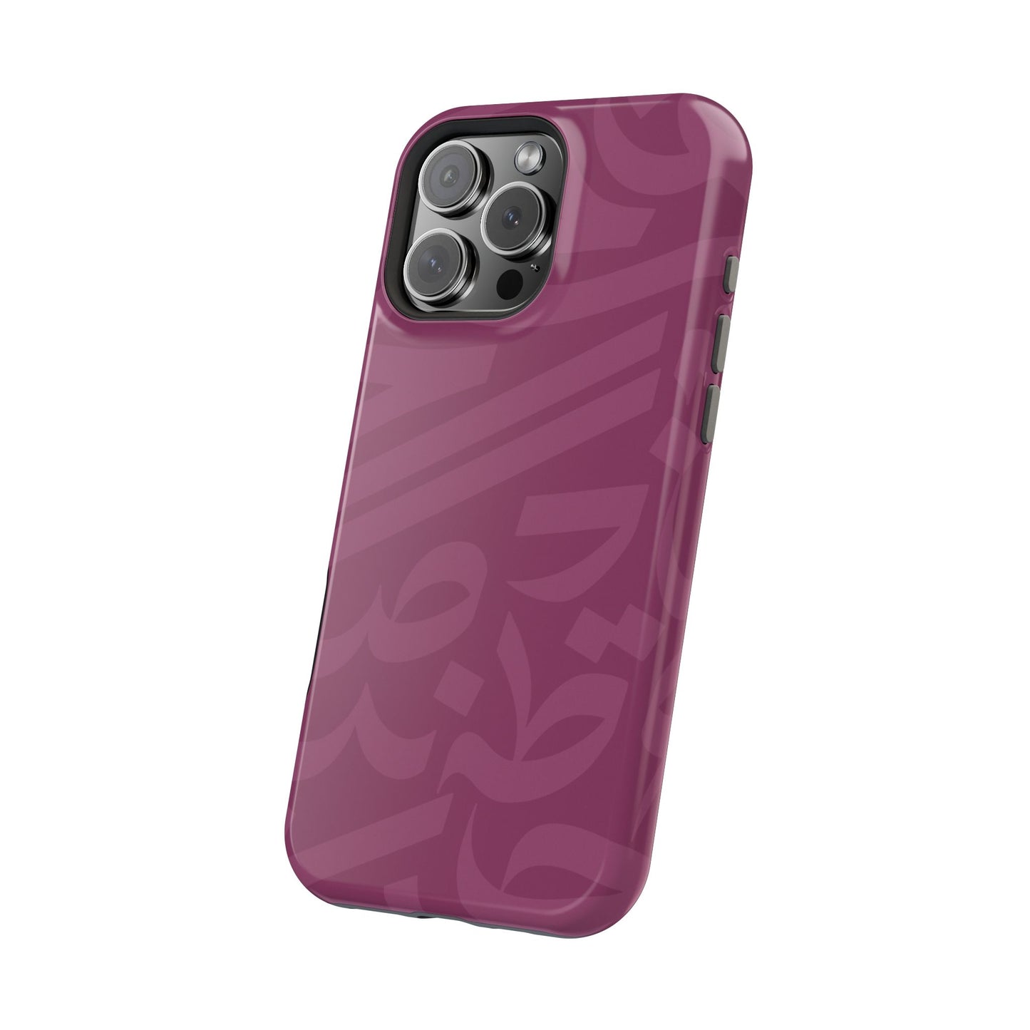 Pink calligraphy Design - Iphone Magnetic Tough Case