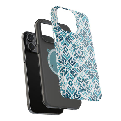 Teal Tatriz  Design - Iphone Magnetic Tough Case