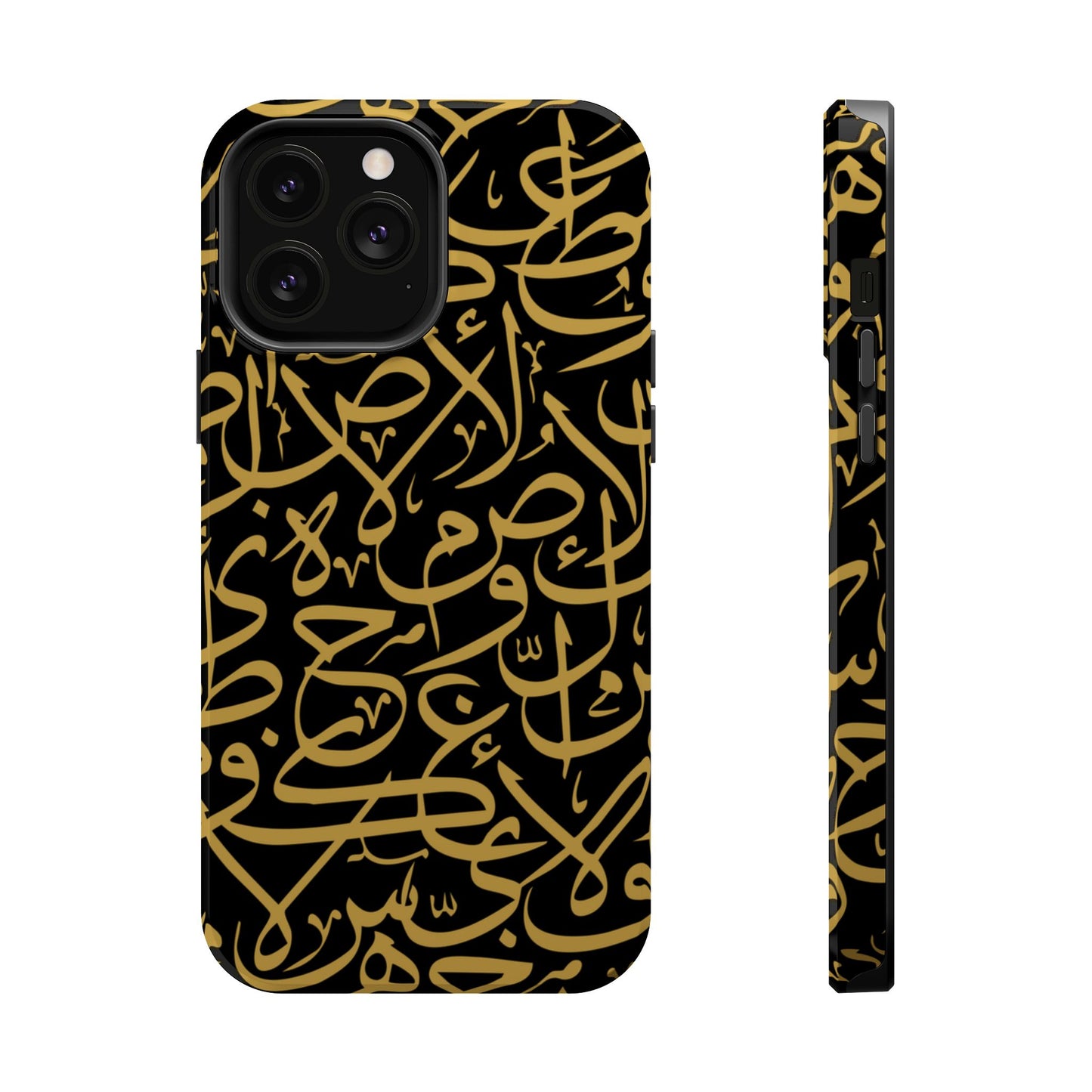 Black and Gold Arabic Letters  Iphone Magnetic Tough Cases
