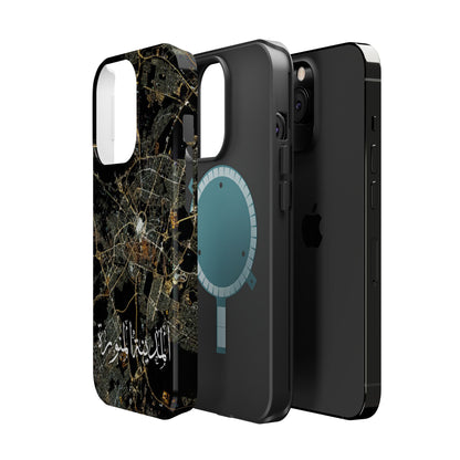 Al Madina Munawarah from Space - City of Lights- Iphone Magnetic Tough Cases