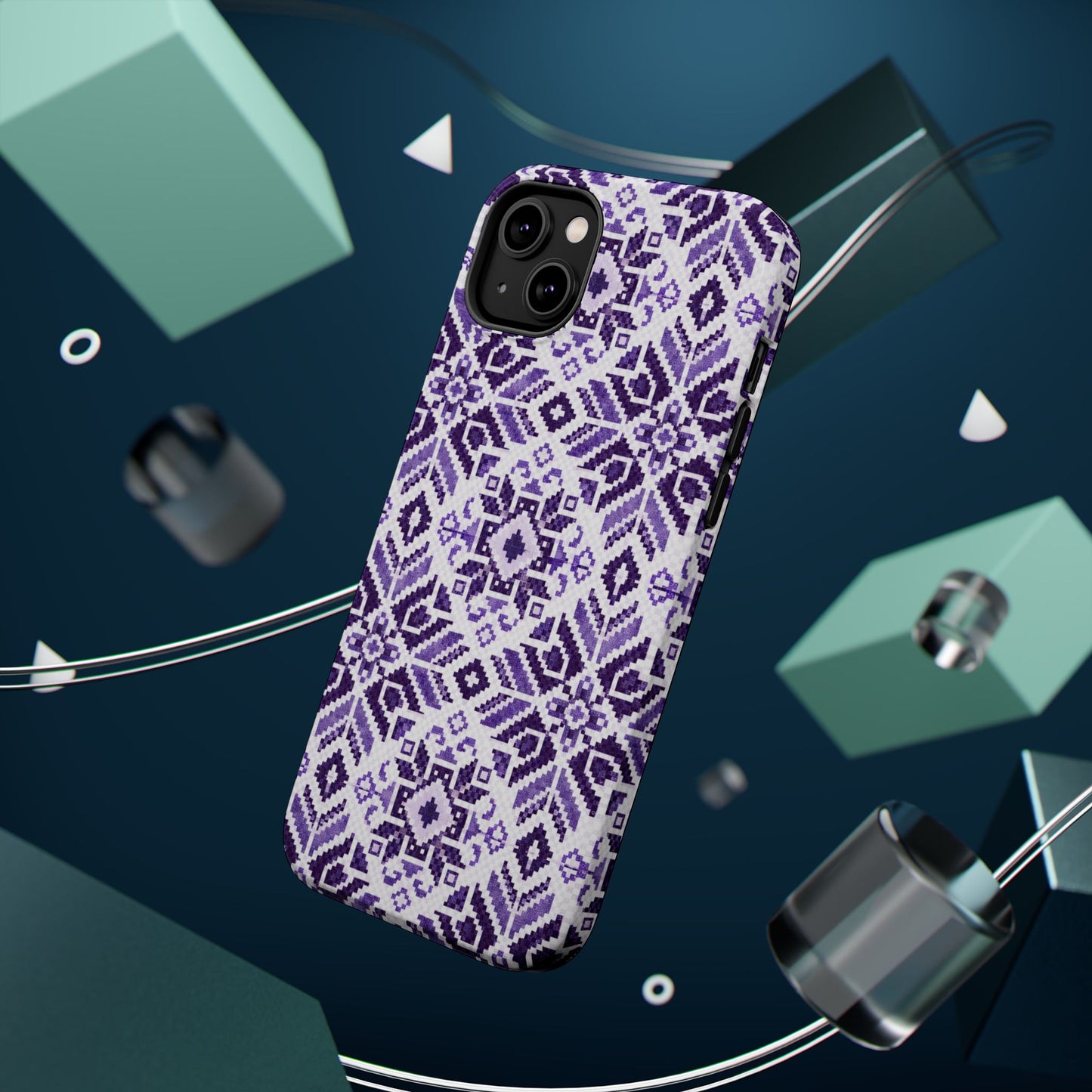 Purple Tatriz  Design - Iphone Magnetic Tough Case