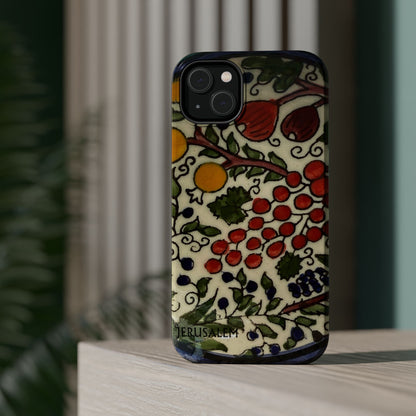 Jerusalem City Fruits Design Iphone Magnetic Tough Case
