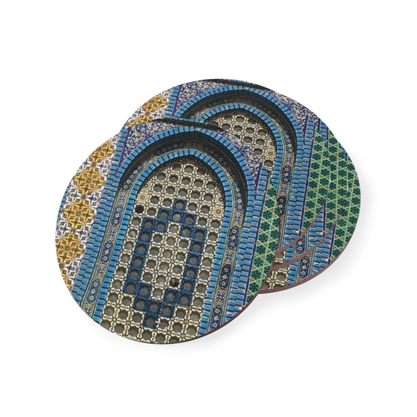 Masjid Al Aqsa Coasters - Elegant Design for Home Decor