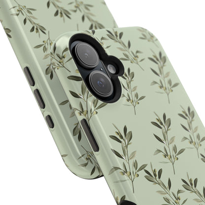 Olive 🫒 branches  - Iphone Magnetic Tough Case