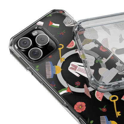 Palestinian Symbols MagSafe Clear Phone Case