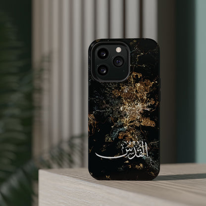 Jerusalem from Space - City of Barakah - Iphone Magnetic Tough Cases