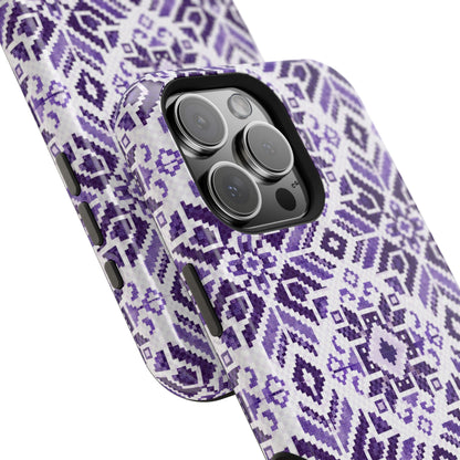 Purple Tatriz  Design - Iphone Magnetic Tough Case
