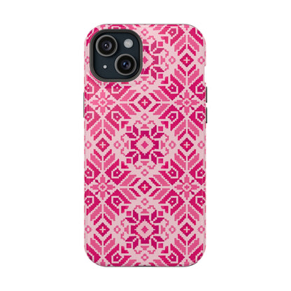 Pink Tatriz  Design - Iphone Magnetic Tough Case