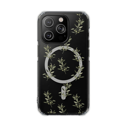 Olive Branch  MagSafe Clear Phone Case
