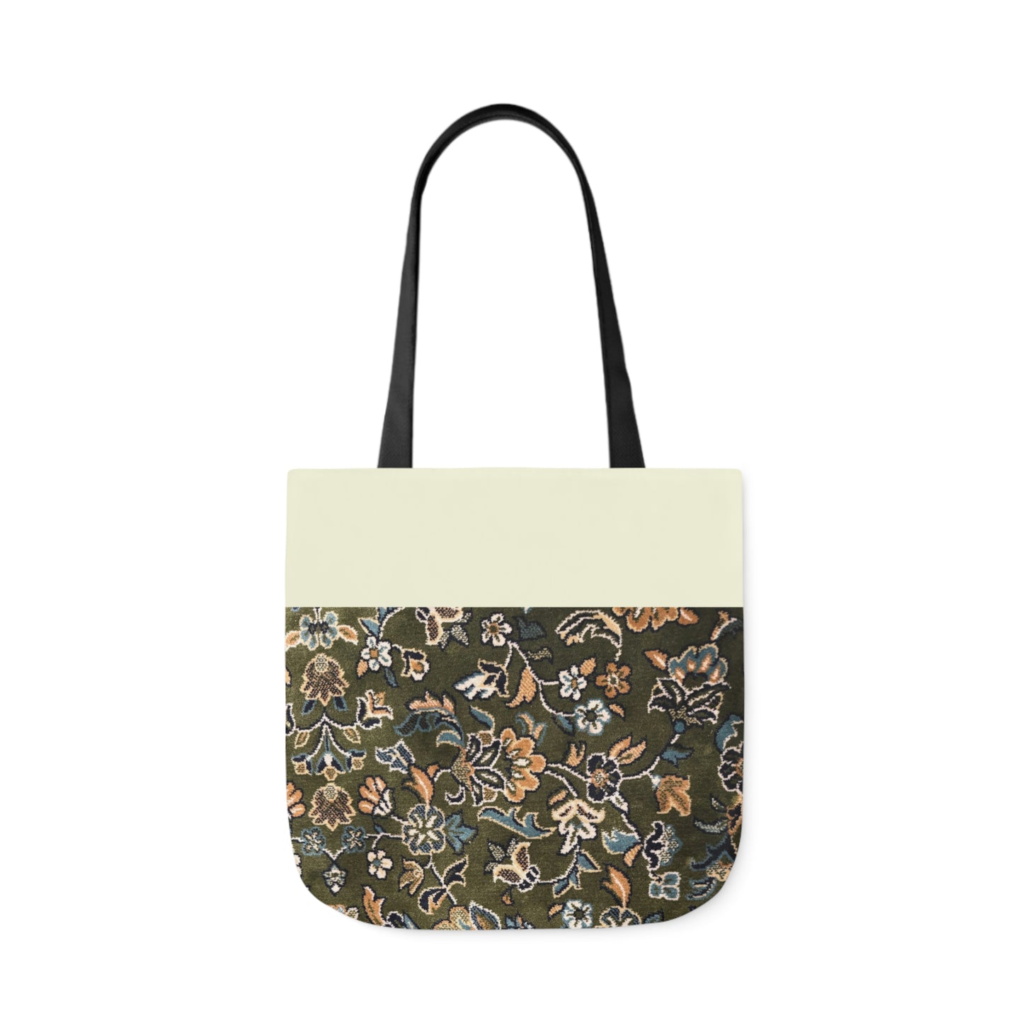 Rawdah Canvas Tote Bag, 3-Color Straps