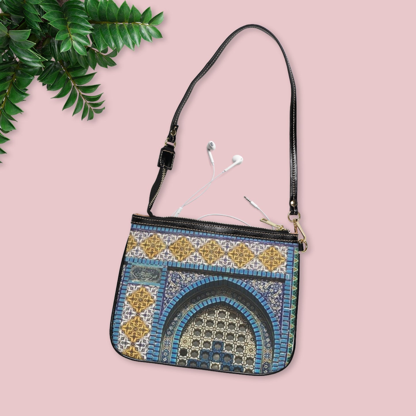 Aqsa Design Shoulder Bag — Small Leather Crossbody Purse