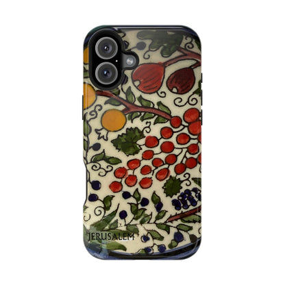 Jerusalem City Fruits Design Iphone Magnetic Tough Case