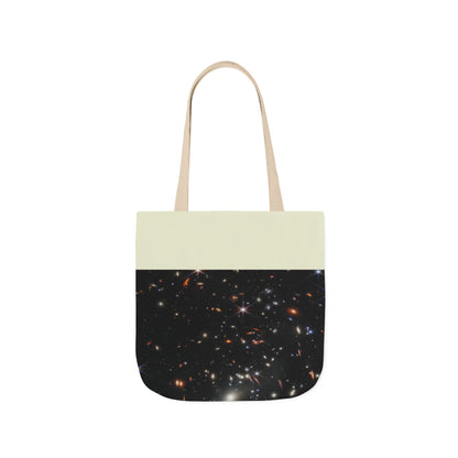 Deep Space Early Universe Canvas Tote Bag, 3-Color Straps