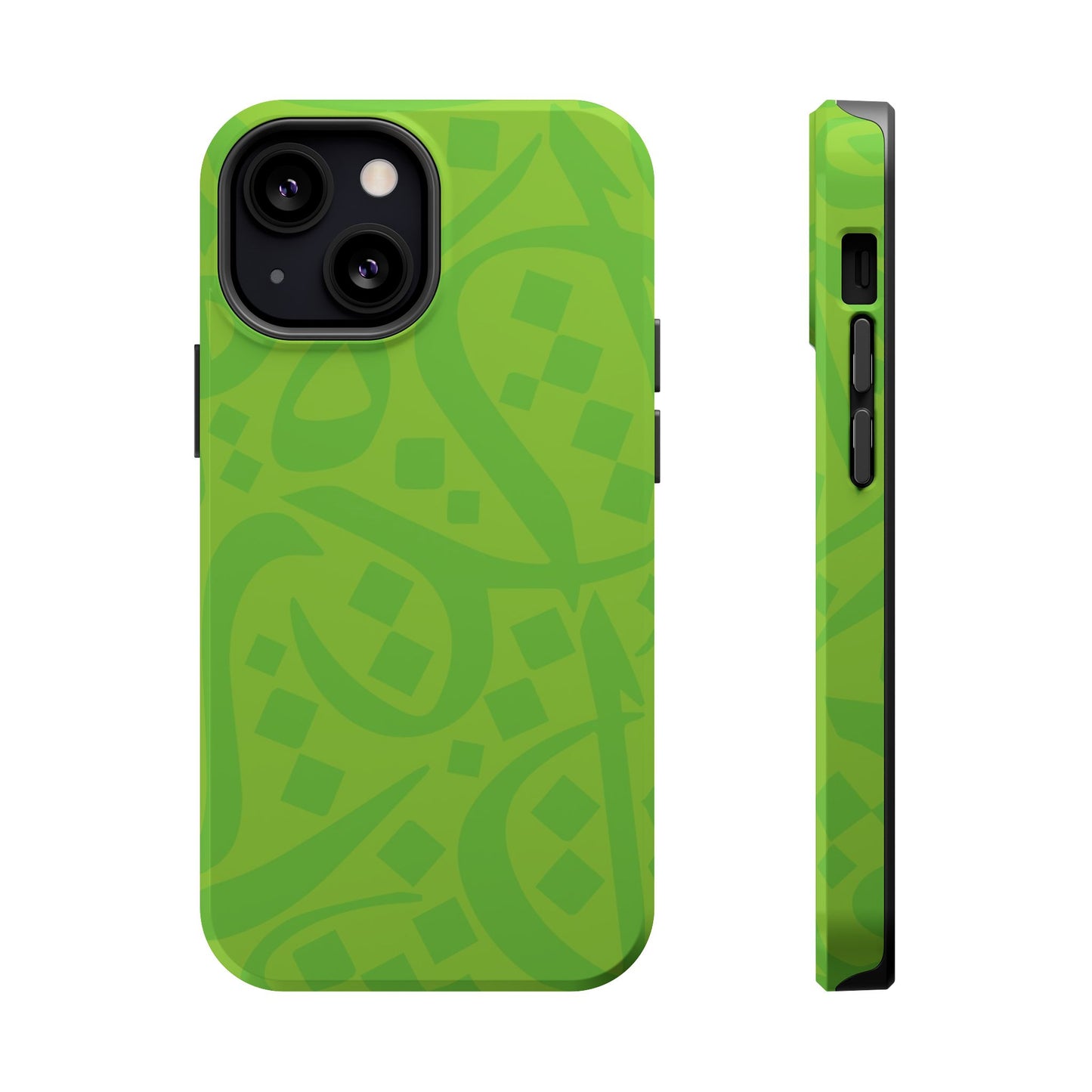 Green calligraphy Design - Iphone Magnetic Tough Case