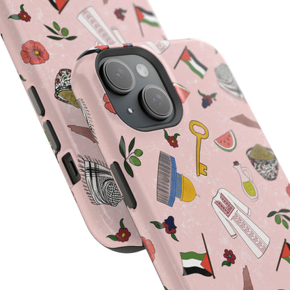 Palestinians Symbols Design - Iphone Magnetic Tough Case