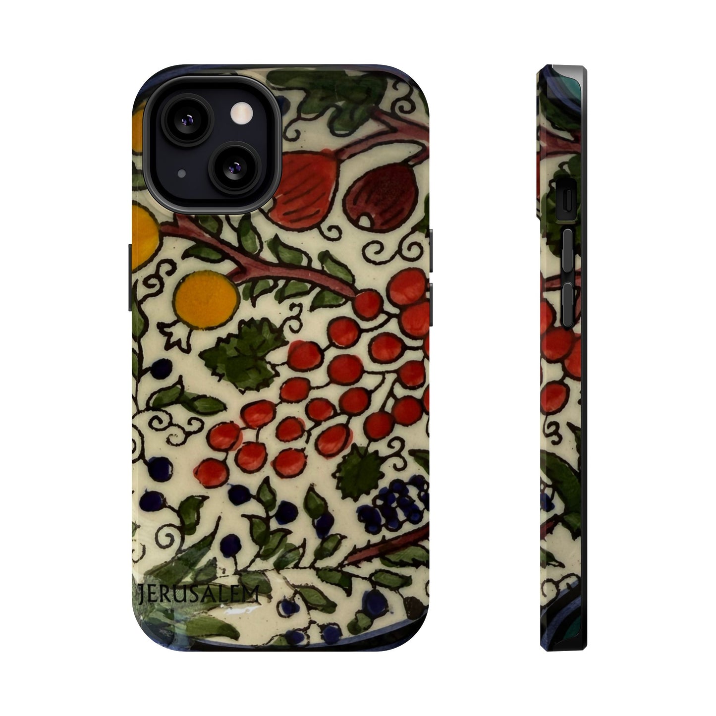 Jerusalem City Fruits Design Iphone Magnetic Tough Case