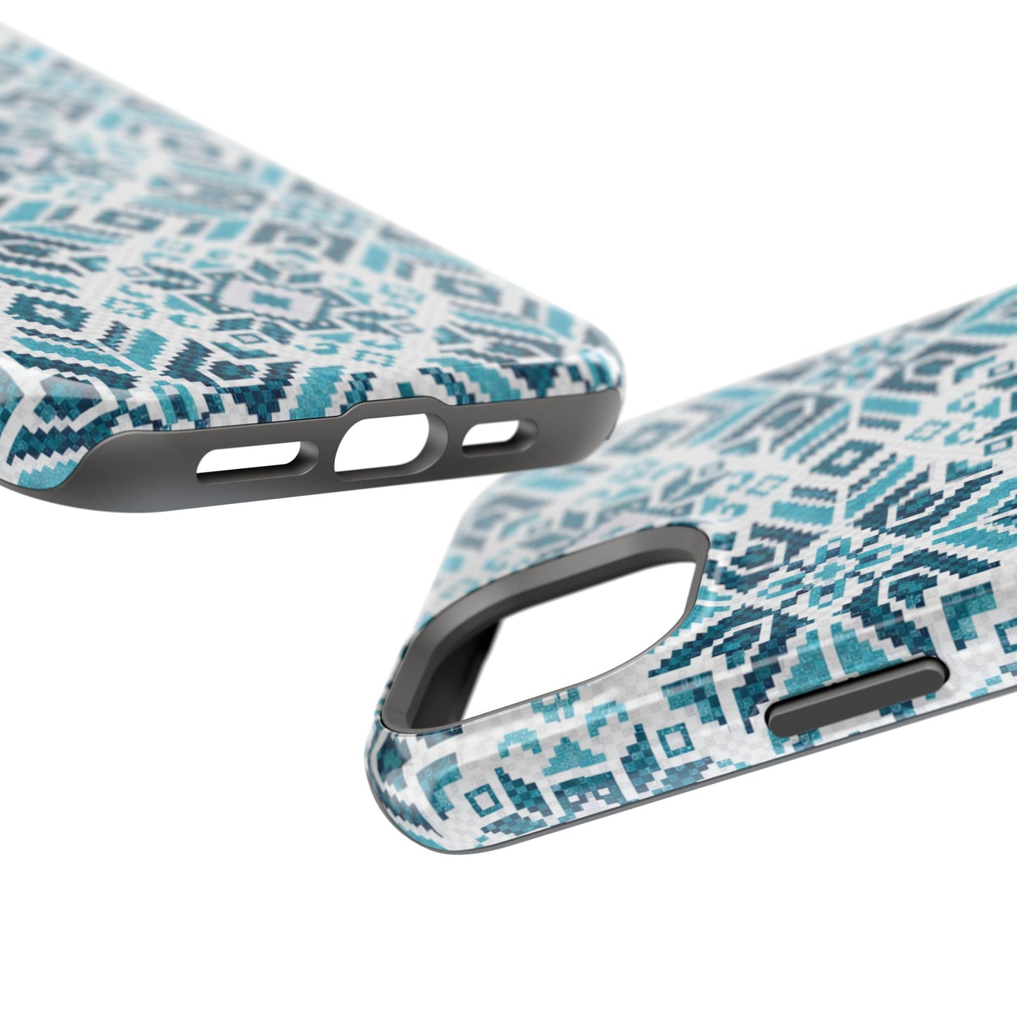 Teal Tatriz  Design - Iphone Magnetic Tough Case