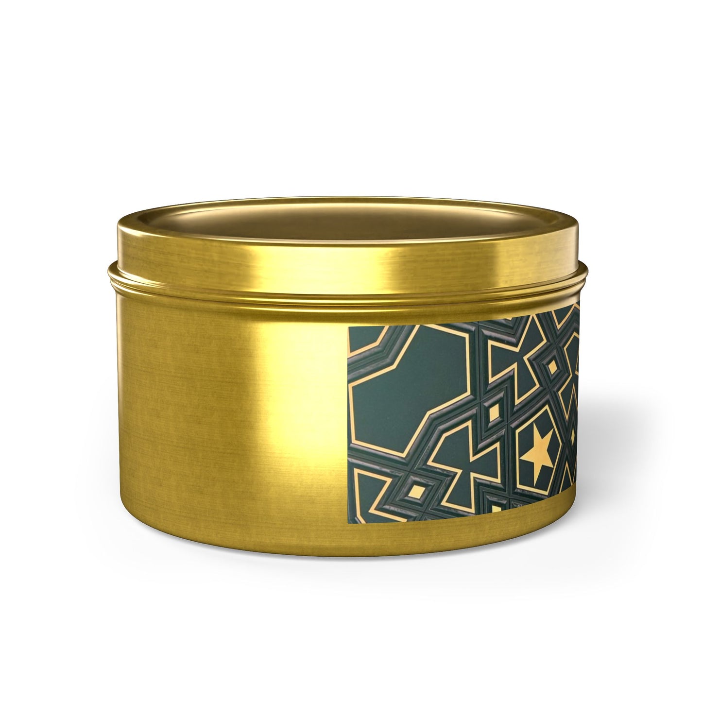 Masjid Al Haram Golden Tin Candles | Elegant Home Fragrance | Decorative Candle Gifts for All Occasions | Relaxing Aromatherapy