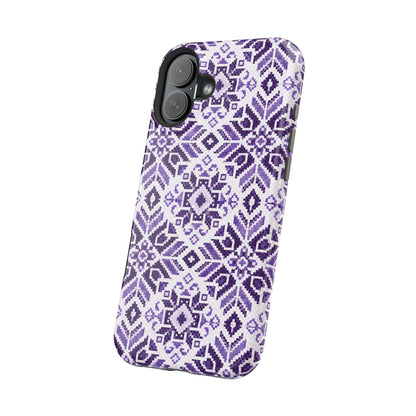 Purple Tatriz  Design - Iphone Magnetic Tough Case