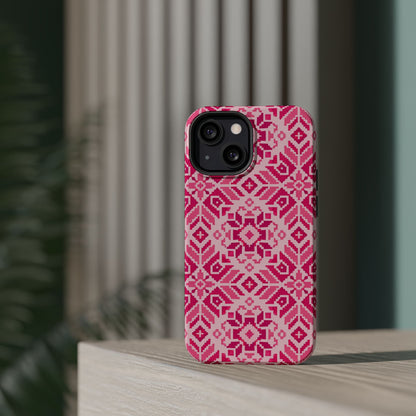 Pink Tatriz  Design - Iphone Magnetic Tough Case