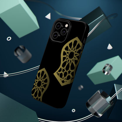 Grey and Gold Sandala Design Iphone Magnetic Tough Cases