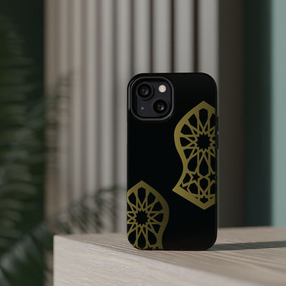 Grey and Gold Sandala Design Iphone Magnetic Tough Cases
