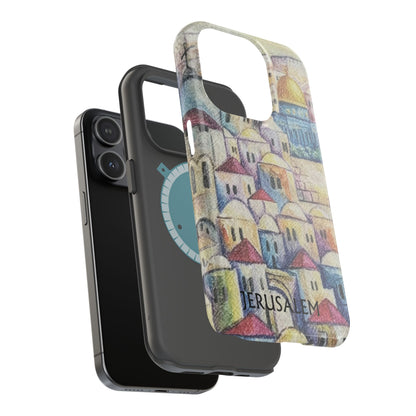 Jerusalem city  Iphone Magnetic Tough Cases